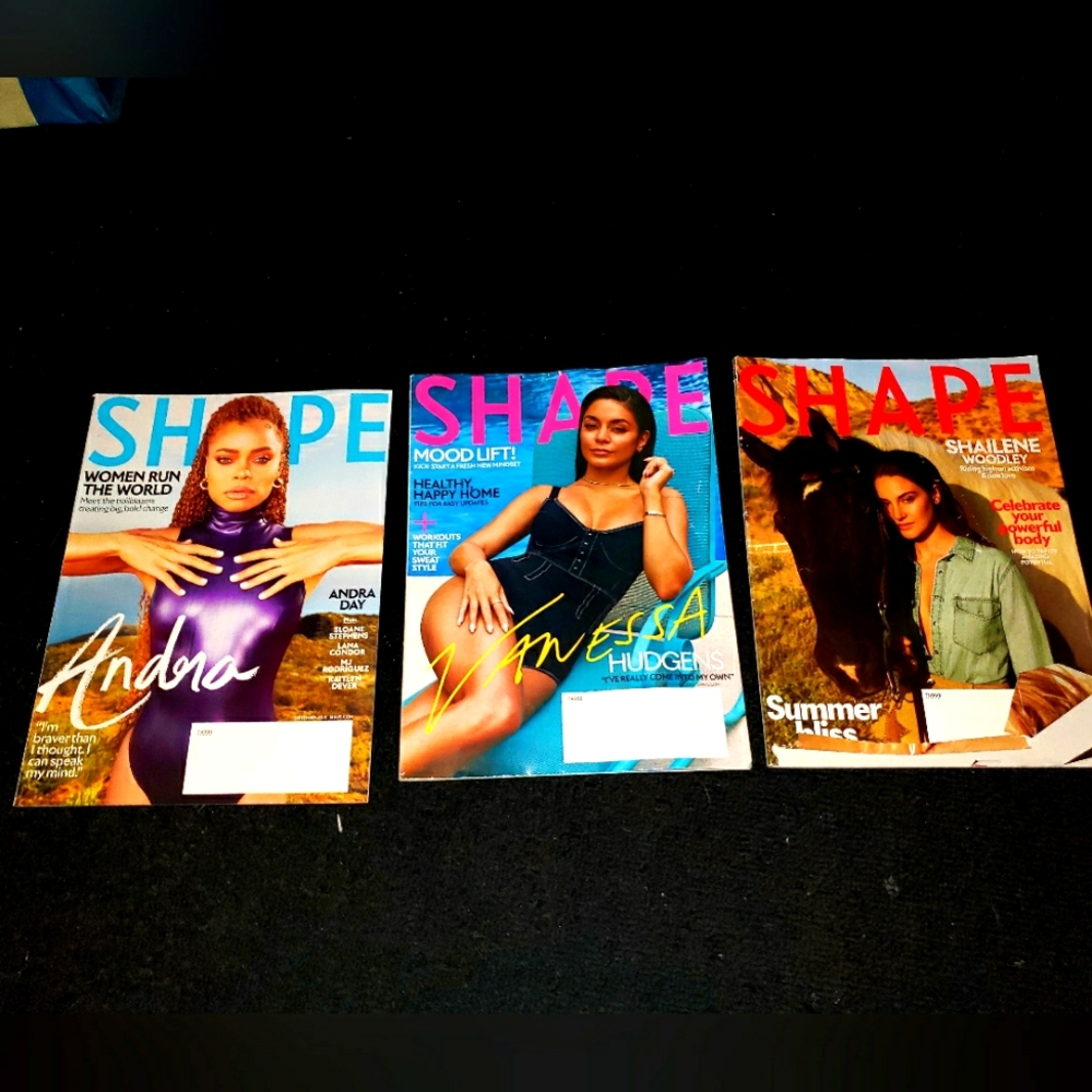 Set of 3 Shape magazine's